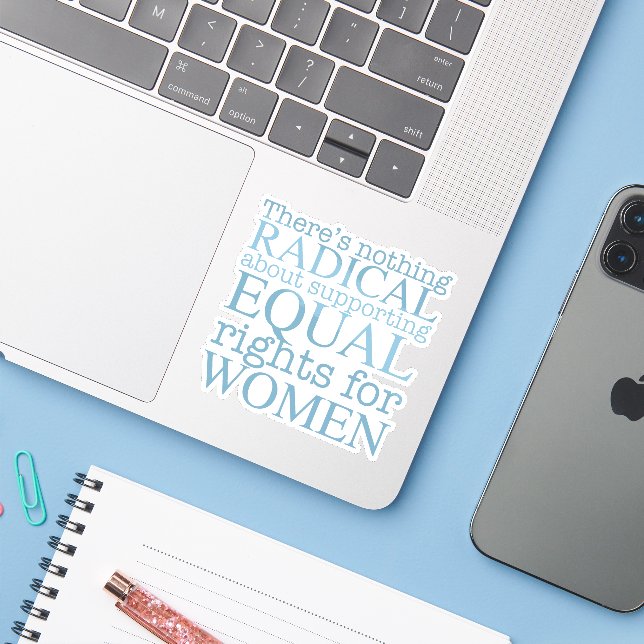 Radical Woman Feminist Quote Women's Rights Laptop (Laptop w/ iPhone)