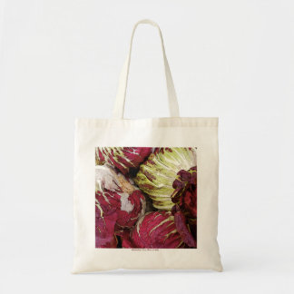 Radicchio Print Canvas Tote Bag