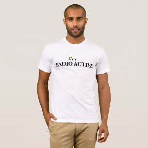 Radio Active  Ham Radio T-shirt with Call Sign