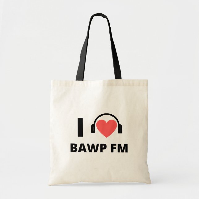 Radio BAWP Pledge Drive Tote Bag (Front)