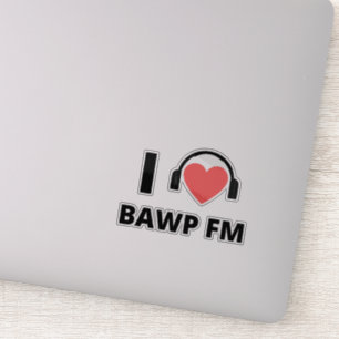 RADIO BAWP Pledgedrive Sticker