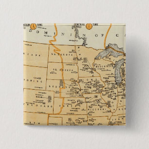 Radio Broadcasting Stations Of The United States 15 Cm Square Badge