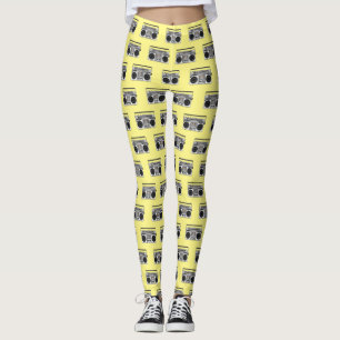 Radio cartoon illustration  leggings