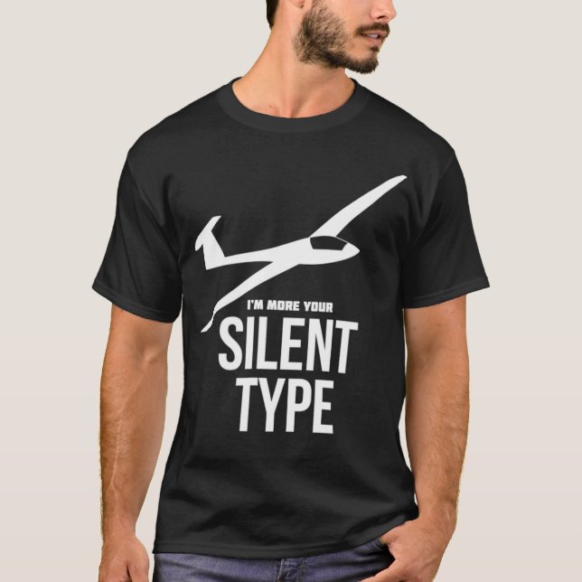 Radio controlled glider or sailplane pilot T-Shirt (Front)