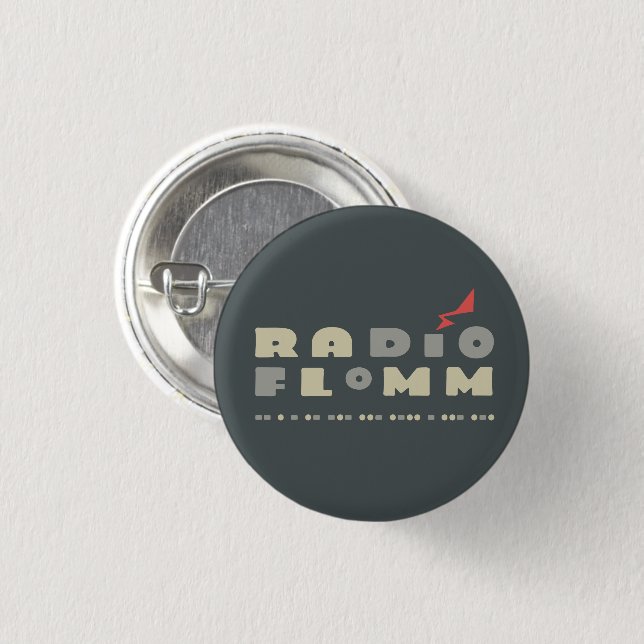 RADíO FLoMM 3 Cm Round Badge (Front & Back)