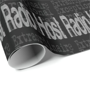 Radio Host Extraordinaire Wrapping Paper