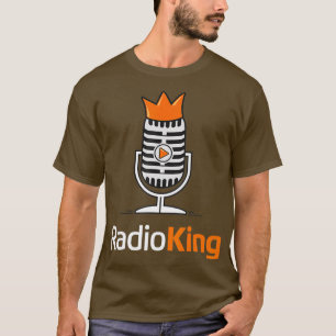 Radio King Microphone DJ Radio Host Anchor Funny T-Shirt