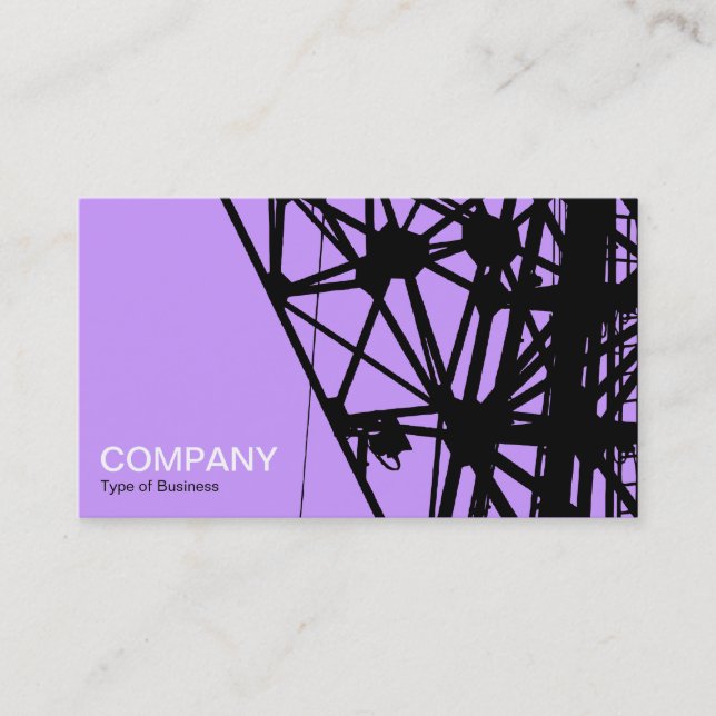Radio Mast - Lilac Business Card (Front)
