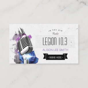 Radio / Radio Host / Podcast / Singer Business Card