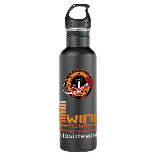 Radio Sidewinder Water Bottle (Front)