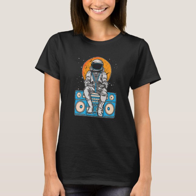 Radio Space Astronaut  Astronomy Science Radio Spa T-Shirt (Front)
