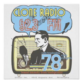 Radio Station Ad   Poster