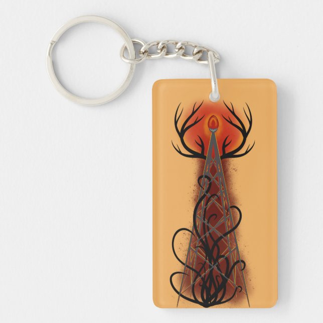 Radio Tower from Hell Key Ring (Front)