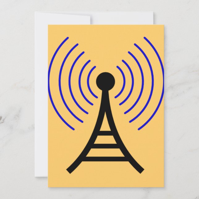 Radio Tower Invitations (Front)