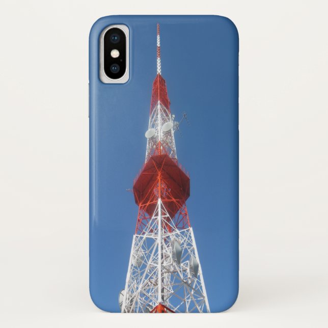 Radio TV Broadcast Tower Case-Mate iPhone Case (Back)