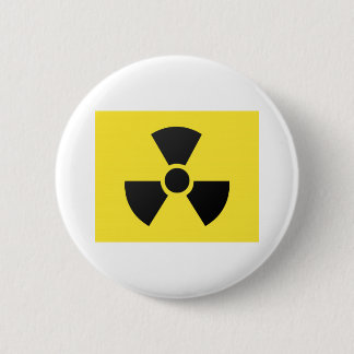 radioactive 6 cm round badge