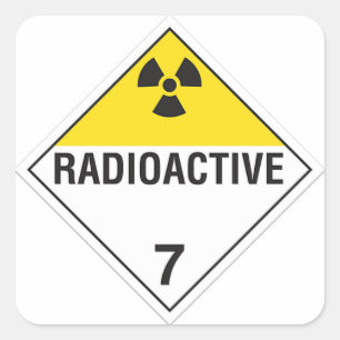 Radioactive 7 Sticker