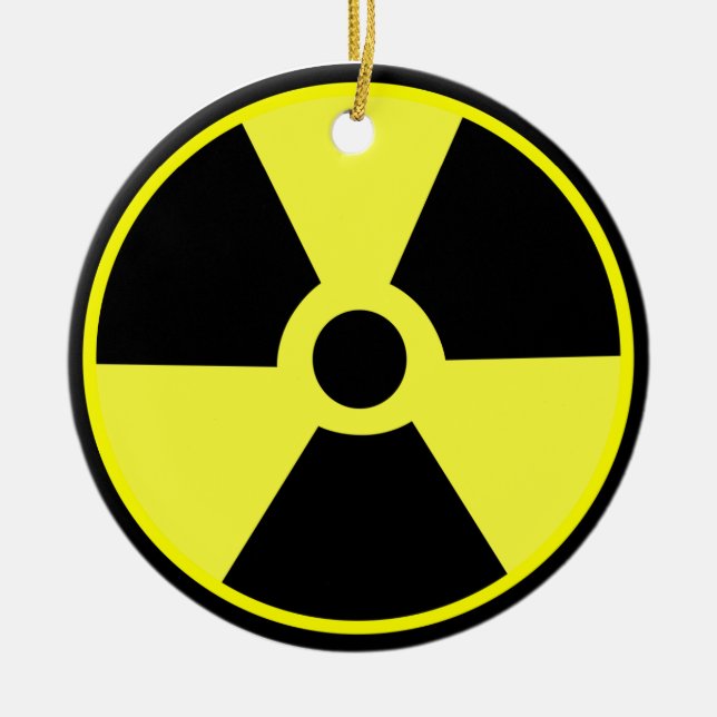 Radioactive Ceramic Tree Decoration (Front)