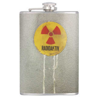 radioactive contaminated hip flask