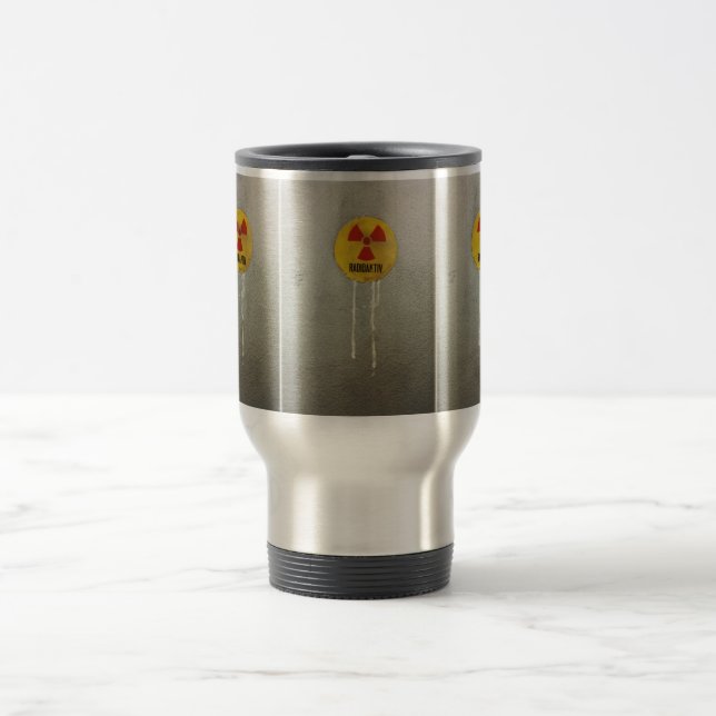 radioactive contaminated travel mug (Center)