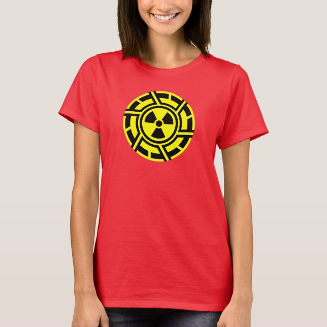RADIOACTIVE  cool science geek nerd tee (Front)