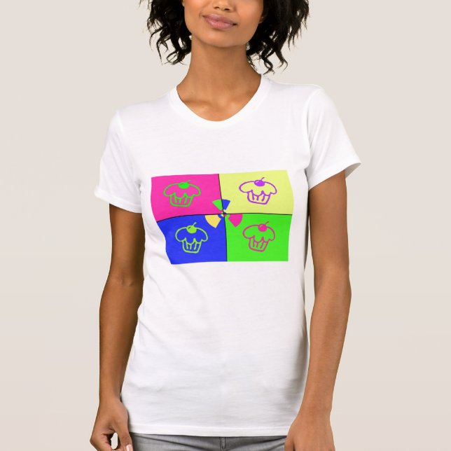 Radioactive Cupcakes T-Shirt (Front)