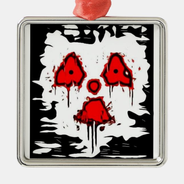 Radioactive Ghostie Ornament (Front)