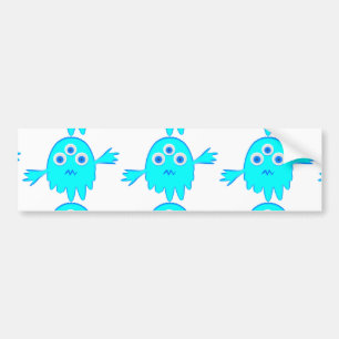 Radioactive Little Monster Bumper Sticker