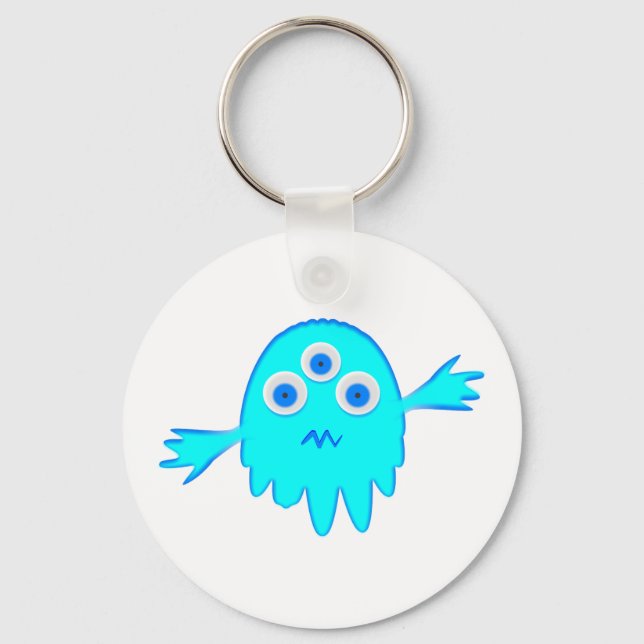 Radioactive Little Monster Key Ring (Front)