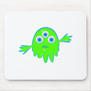Radioactive Little Monster Mouse Mat