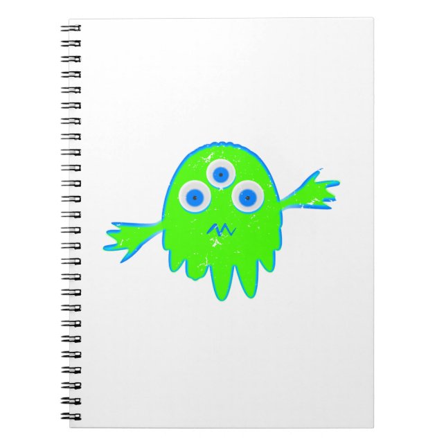 Radioactive Little Monster Notebook (Front)