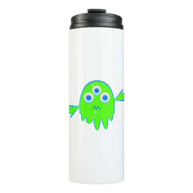 Radioactive Little Monster Thermal Tumbler (Front)