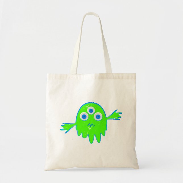 Radioactive Little Monster Tote Bag (Front)
