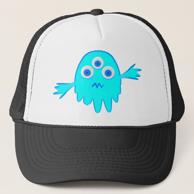 Radioactive Little Monster Trucker Hat (Front)