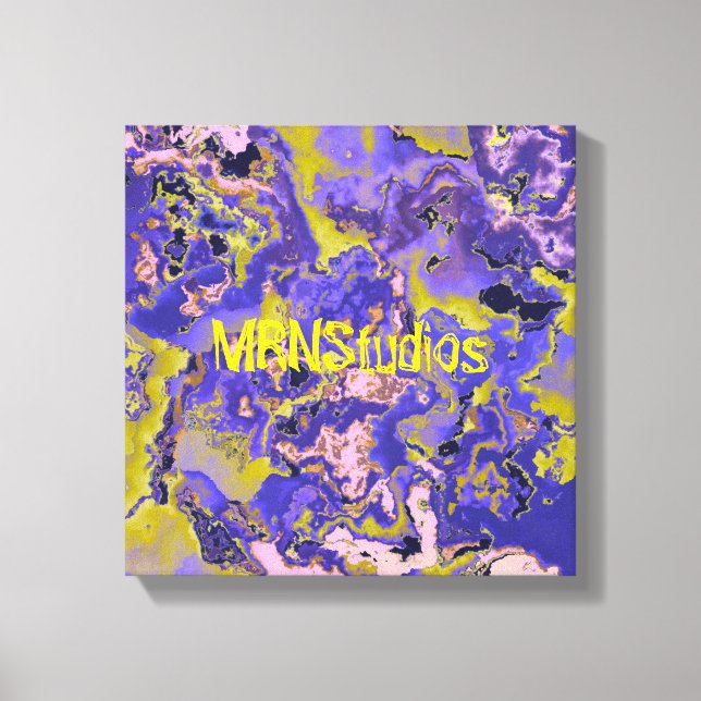 Radioactive Marble Canvas Print (Front)