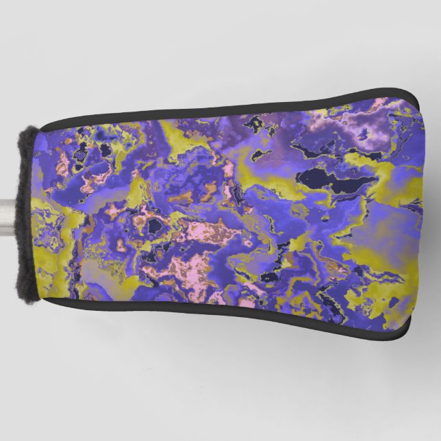 Radioactive Marble Golf Head Cover (Front)