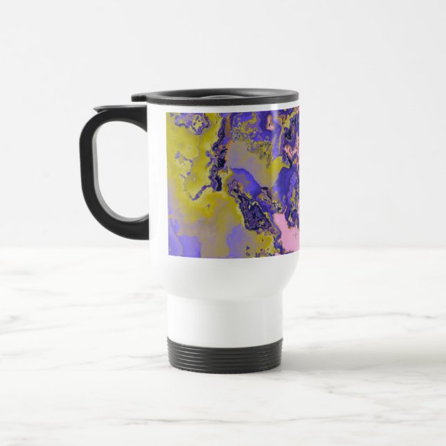 Radioactive Marble Travel Mug (Left)