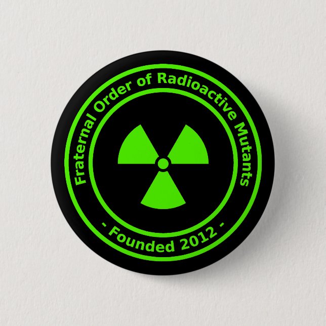 Radioactive Mutants Button (Front)