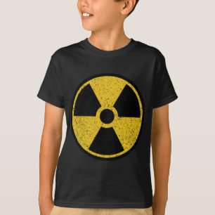 RADIOACTIVE NUCLEAR WARNING SYMBOL RADIATION SIGN  T-Shirt