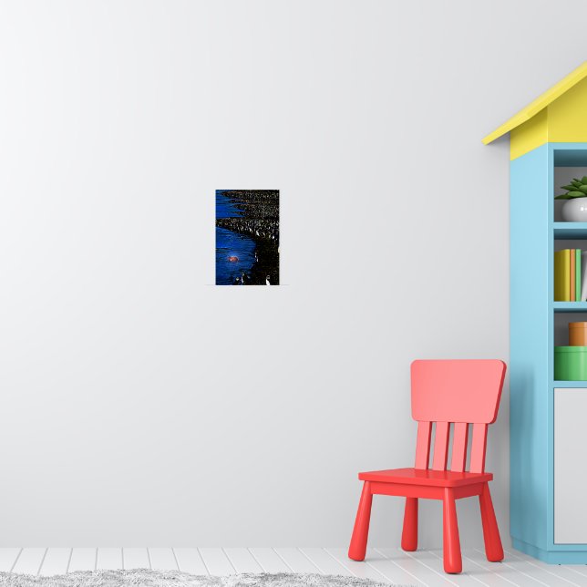 Radioactive Penguin | Vaporwave Surrealist Poster (Nursery 1)