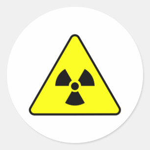 Radioactive Products & Designs! Classic Round Sticker