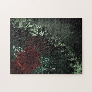 Radioactive Rose Jigsaw Puzzle