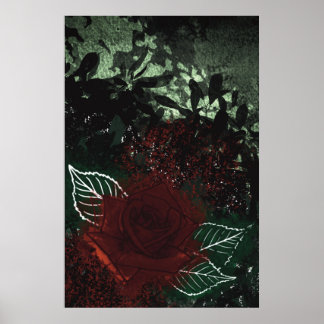 Radioactive Rose Poster