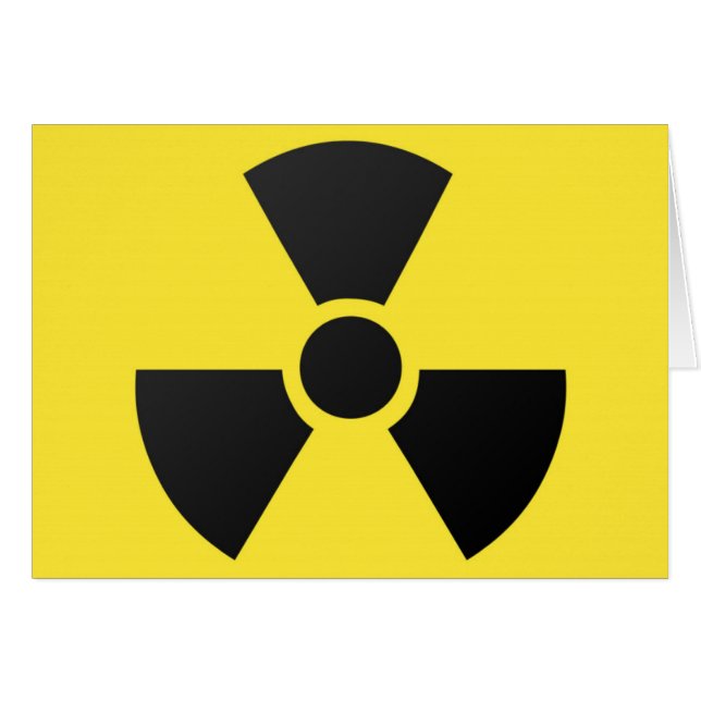 Radioactive Sign (Front Horizontal)