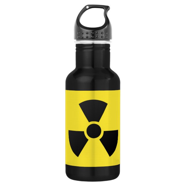 Radioactive Sign 532 Ml Water Bottle (Front)