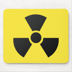 Radioactive Sign Mouse Mat