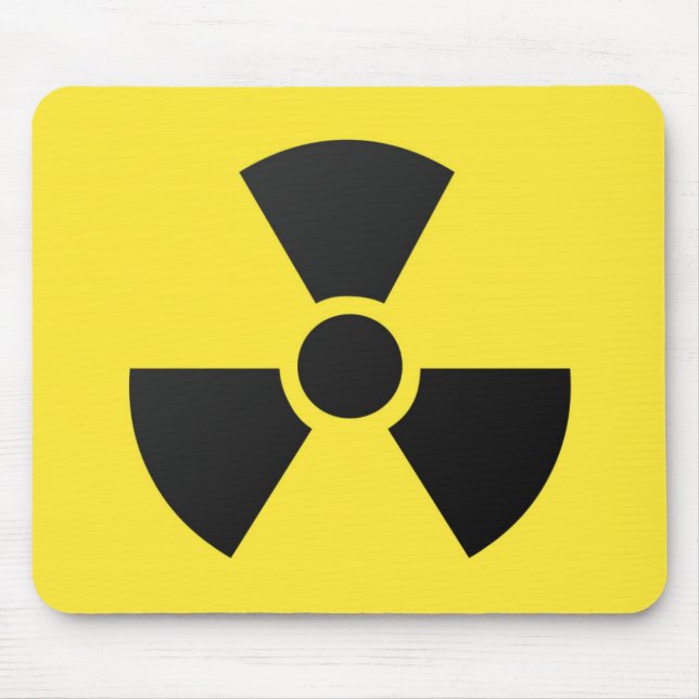 Radioactive Sign Mouse Mat (Front)