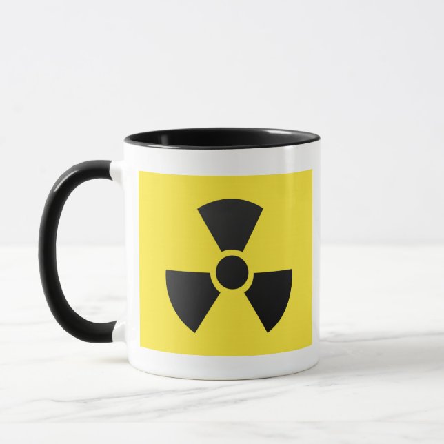 Radioactive Sign Mug (Left)