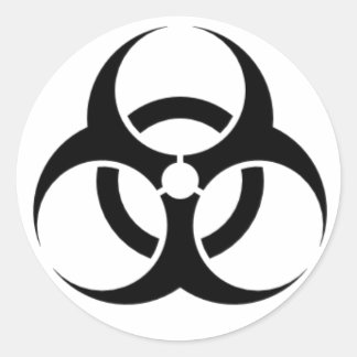 Radioactive Sign Sticker