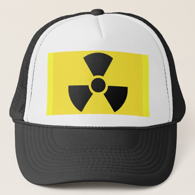 Radioactive Sign Trucker Hat (Front)
